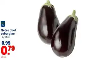 Makro Metro Chef aubergine aanbieding