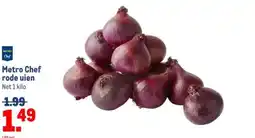 Makro Metro Chef rode uien aanbieding
