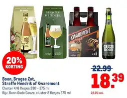 Makro Boon, Brugse Zot, Straffe Hendrik of Kwaremont aanbieding