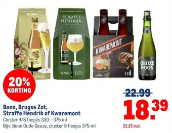 Makro Boon, Brugse Zot, Straffe Hendrik of Kwaremont aanbieding