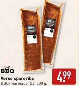 ALDI Verse spareribs aanbieding