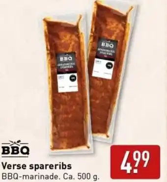 ALDI Verse spareribs aanbieding