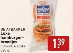 ALDI Luxe hamburger broodjes aanbieding