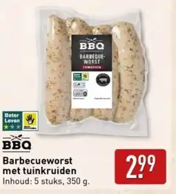 ALDI Barbecueworst met tuinkruiden aanbieding
