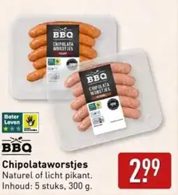ALDI Chipolataworstjes Naturel of licht pikant aanbieding