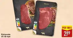 ALDI Entrecote of rib eye aanbieding