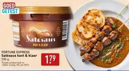 ALDI Satésaus kant & klaar aanbieding