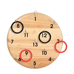 Bol.com BS Toys Ringwerpen Werpspel Hout - Speelgoed vanaf 6 Jaar - 1 tot 6 Spelers - Ring Gooien Spel aanbieding