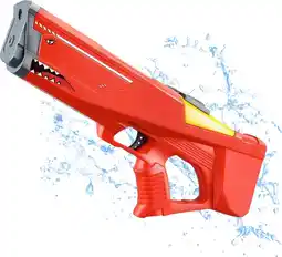 Bol.com Modito waterpistool - Elektrisch waterpistool - Automatische watergun - Rood - Buitenspeelgoed aanbieding