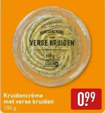 ALDI Kruidencrème met verse kruiden 100 g. aanbieding