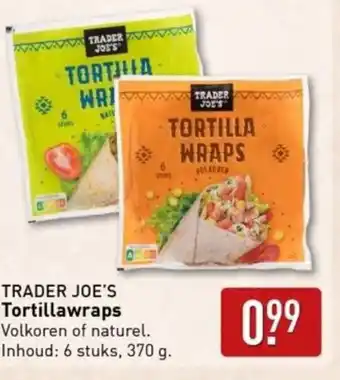 ALDI Trader joe's tortillawraps aanbieding