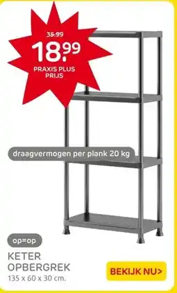 Praxis KETER OPBERGREK aanbieding