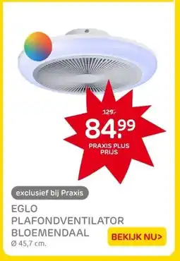 Praxis EGLO PLAFONDVENTILATOR BLOEMENDAAL aanbieding