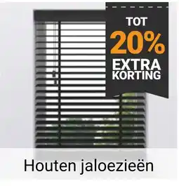 Raamdecoratie.com Houten jaloezieën aanbieding
