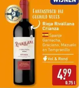 ALDI Rioja Rivallana Crianza aanbieding