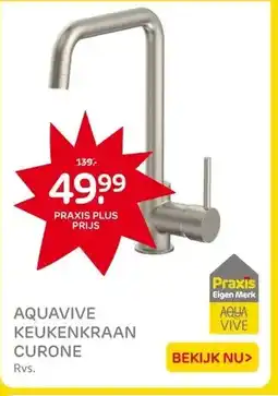 Praxis AQUAVIVE KEUKENKRAAN CURONE aanbieding