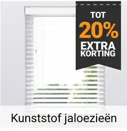Raamdecoratie.com Kunststof jaloezieën aanbieding