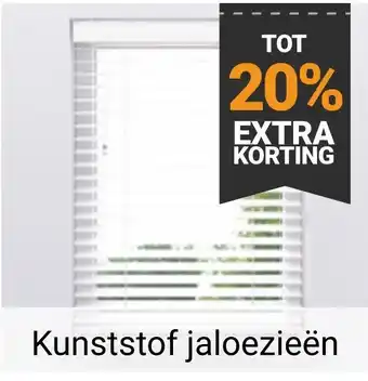 Raamdecoratie.com Kunststof jaloezieën aanbieding