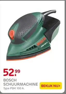 Praxis BOSCH SCHUURMACHINE aanbieding
