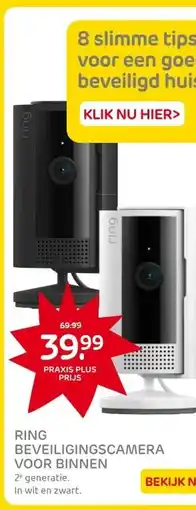 Praxis RING BEVEILIGINGSCAMERA VOOR BINNEN aanbieding
