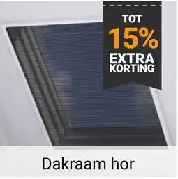 Raamdecoratie.com Dakraam hor aanbieding