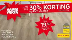 Praxis DECOMODE PVC VLOER PLANK SENSE aanbieding