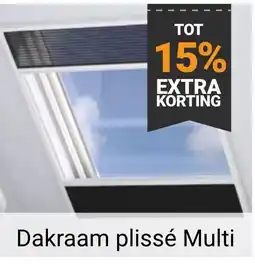 Raamdecoratie.com Dakraam plissé Multi aanbieding