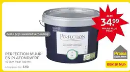 Praxis PERFECTION MUUR- EN PLAFONDVERF aanbieding