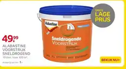 Praxis ALABASTINE VOORSTRIJK SNELDROGEND aanbieding