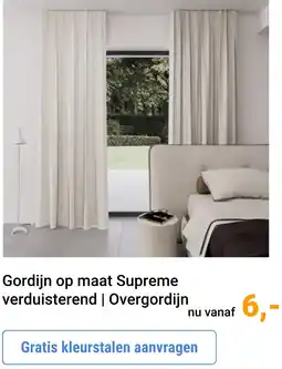 Raamdecoratie.com Gordijn op maat Supreme verduisterend | Overgordijn aanbieding