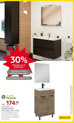 Praxis BADKAMER- MEUBELSET AVA aanbieding