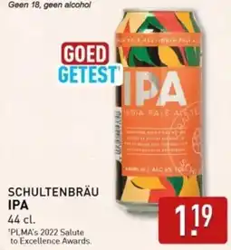 ALDI Schultenbräu IPA aanbieding