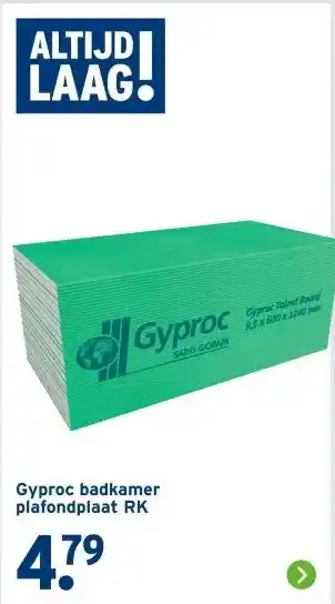 GAMMA Gyproc badkamer plafondplaat RK aanbieding