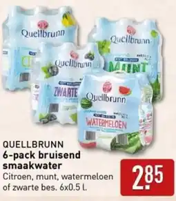 ALDI Quellbrunn 6 pack bruisend smaakwater aanbieding