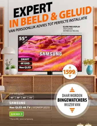 Expert Samsung Neo QLED 4K 55QN93F (2025) aanbieding