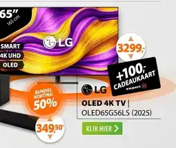 Expert LG OLED EVO 4K 65G56LS (2025) aanbieding