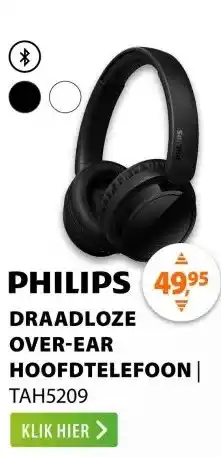 Expert Philips TAH5209 Zwart aanbieding