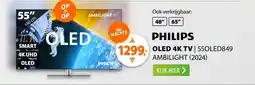 Expert Philips 55OLED849 Ambilight (2024) aanbieding