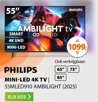 Expert PHILIPS MINI-LED 4K TV | aanbieding