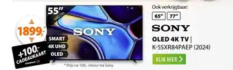 Expert Sony K-55XR84PAEP (2024) BRAVIA 8 aanbieding