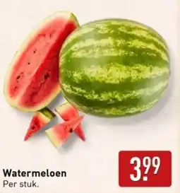 ALDI Watermeloen aanbieding