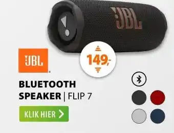Expert JBL Flip 7 Zwart aanbieding
