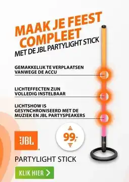 Expert JBL PartyLight Stick aanbieding