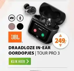 Expert JBL Tour Pro 3 Zwart aanbieding