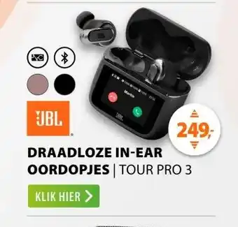 Expert JBL Tour Pro 3 Zwart aanbieding