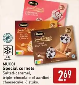 ALDI Mucci Special Cornet's aanbieding