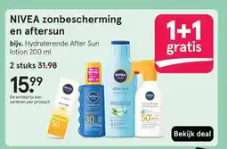 Etos NIVEA zonbescherming en aftersun aanbieding