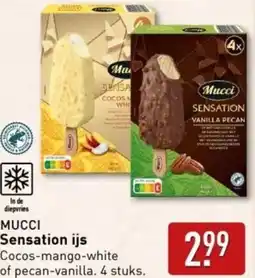 ALDI Mucci sensation ijs aanbieding