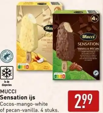 ALDI Mucci sensation ijs aanbieding
