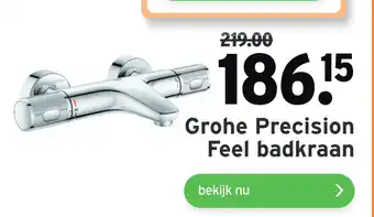 GAMMA Grohe Precision Feel badkraan aanbieding